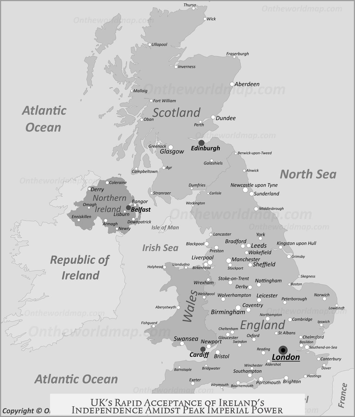 UK's Rapid Acceptance of Ireland's Independence Amidst Peak Imperial Power