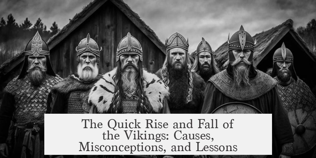 The Quick Rise and Fall of the Vikings: Causes, Misconceptions, and Lessons