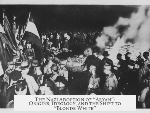 The Nazi Adoption of "Aryan": Origins, Ideology, and the Shift to "Blonde White"