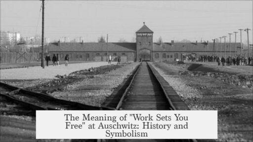The Meaning of "Work Sets You Free" at Auschwitz: History and Symbolism