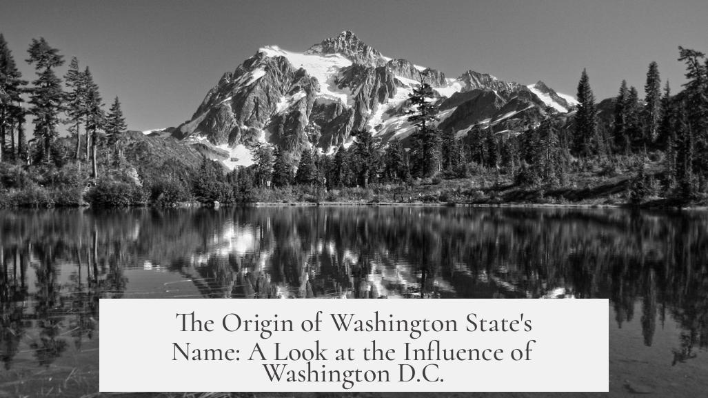 The Origin of Washington State's Name: A Look at the Influence of Washington D.C.