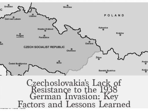 Czechoslovakia's Lack of Resistance to the 1938 German Invasion: Key Factors and Lessons Learned