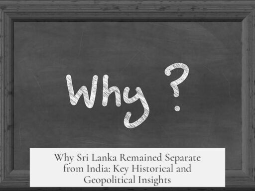 Why Sri Lanka Remained Separate from India: Key Historical and Geopolitical Insights