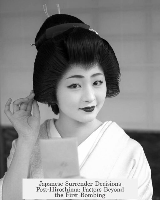 Japanese Surrender Decisions Post-Hiroshima: Factors Beyond the First Bombing