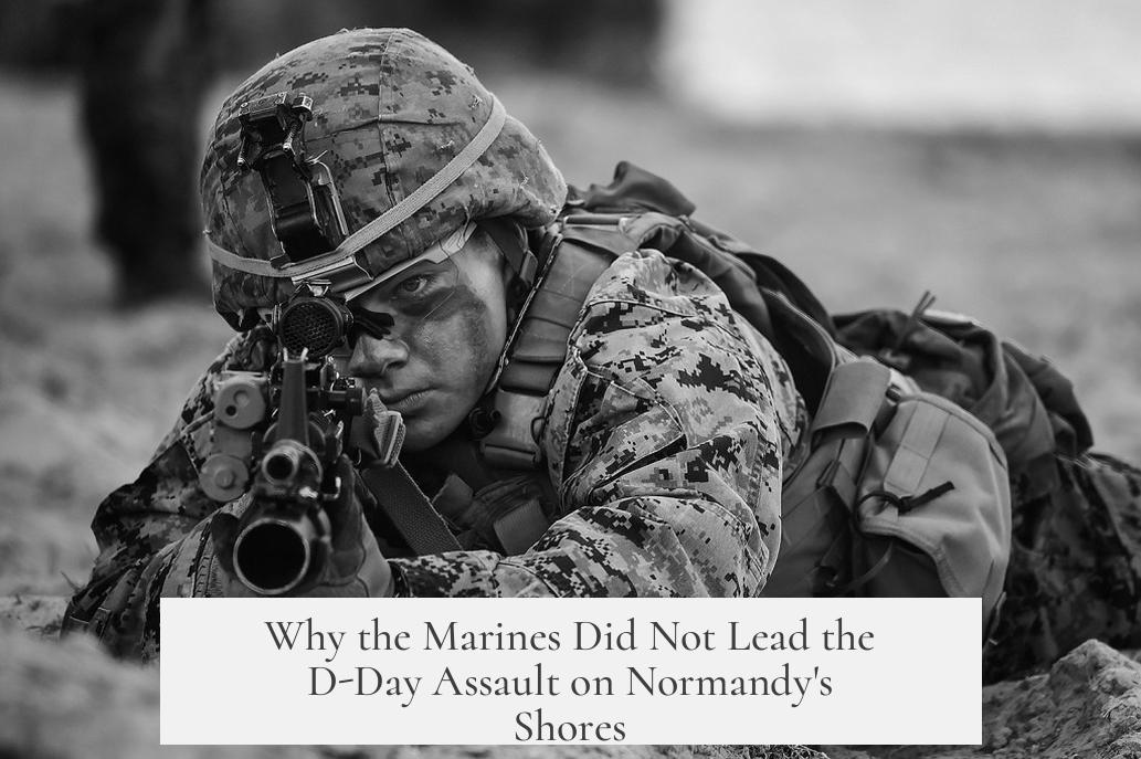 Why the Marines Did Not Lead the D-Day Assault on Normandy's Shores