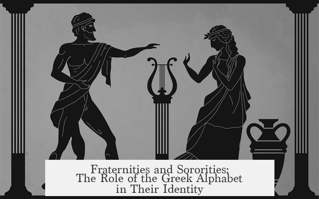 Fraternities and Sororities: The Role of the Greek Alphabet in Their Identity