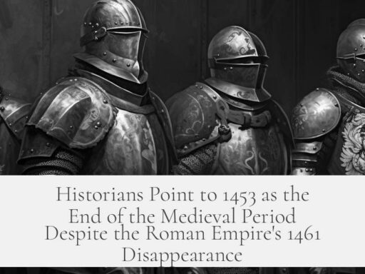 Historians Point to 1453 as the End of the Medieval Period Despite the Roman Empire's 1461 Disappearance
