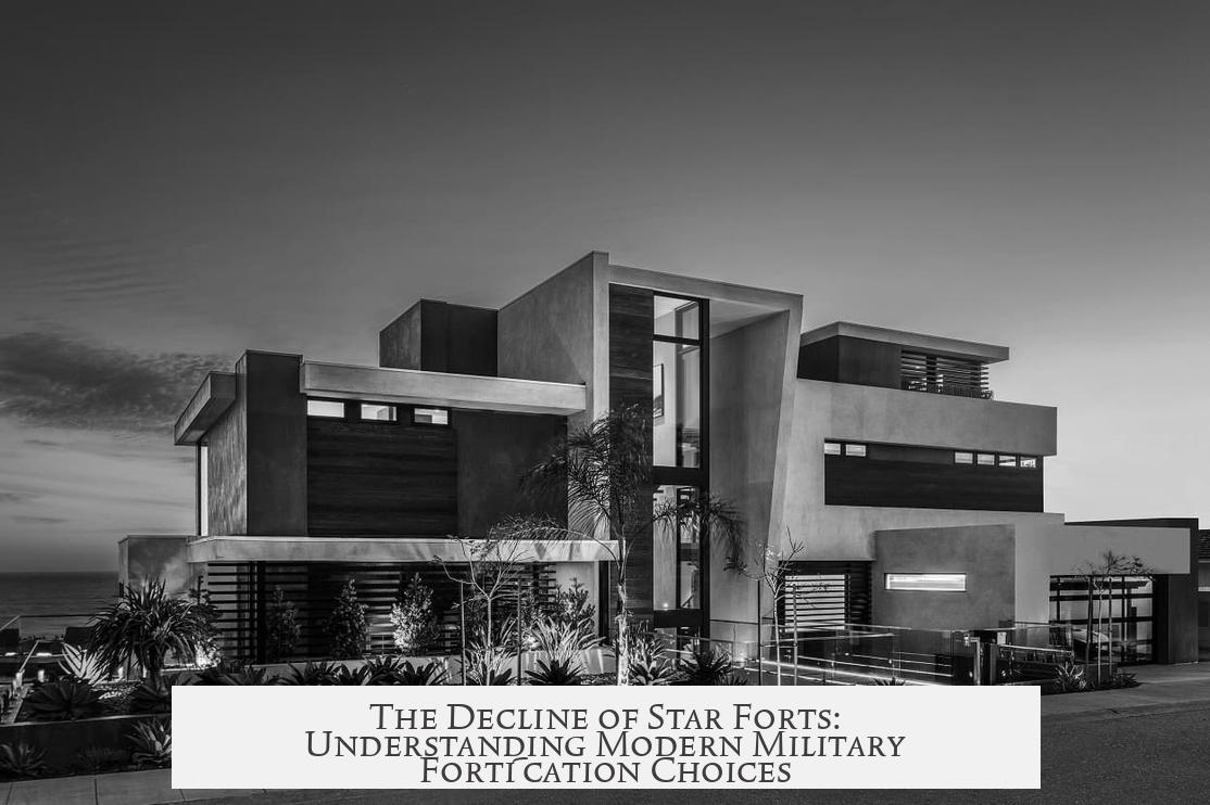 The Decline of Star Forts: Understanding Modern Military Fortification Choices