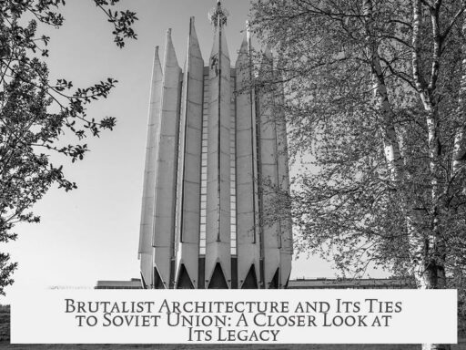Brutalist Architecture and Its Ties to Soviet Union: A Closer Look at Its Legacy