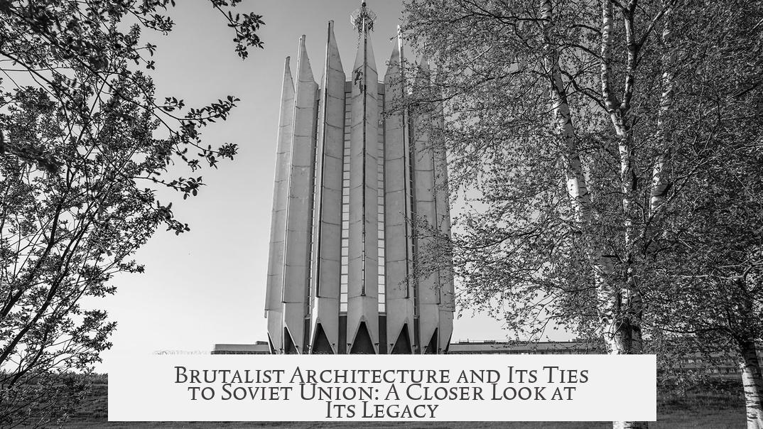 Brutalist Architecture and Its Ties to Soviet Union: A Closer Look at Its Legacy