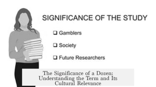 The Significance of a Dozen: Understanding the Term and Its Cultural Relevance