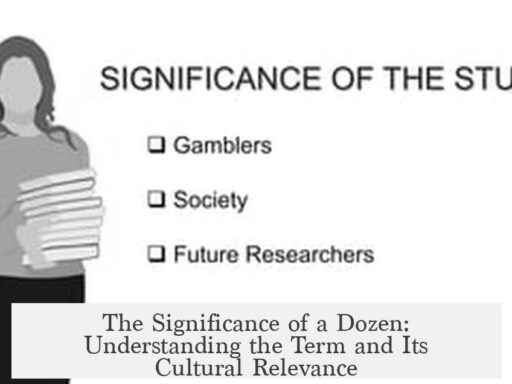 The Significance of a Dozen: Understanding the Term and Its Cultural Relevance