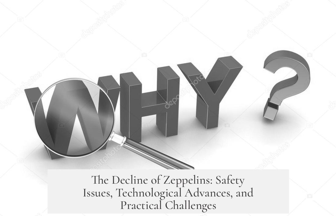 The Decline of Zeppelins: Safety Issues, Technological Advances, and Practical Challenges