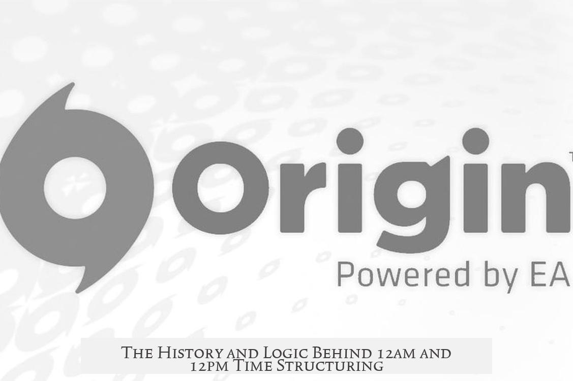 The History and Logic Behind 12am and 12pm Time Structuring