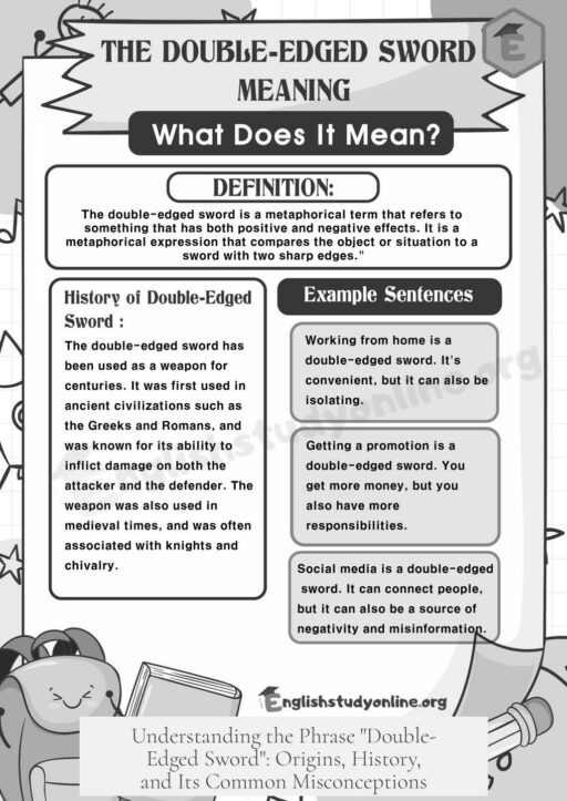 Understanding the Phrase "Double-Edged Sword": Origins, History, and Its Common Misconceptions
