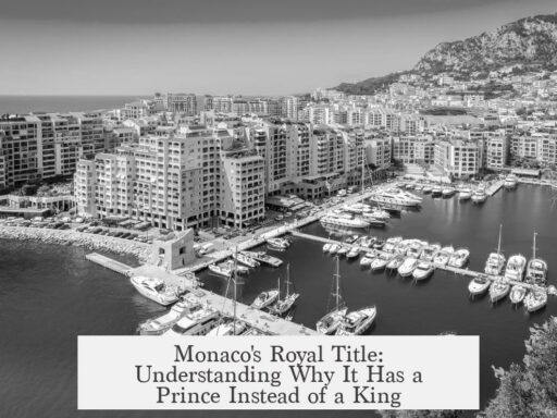 Monaco's Royal Title: Understanding Why It Has a Prince Instead of a King