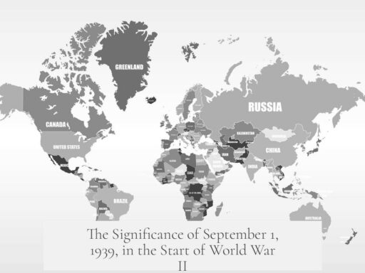 The Significance of September 1, 1939, in the Start of World War II