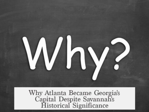 Why Atlanta Became Georgia's Capital Despite Savannah's Historical Significance