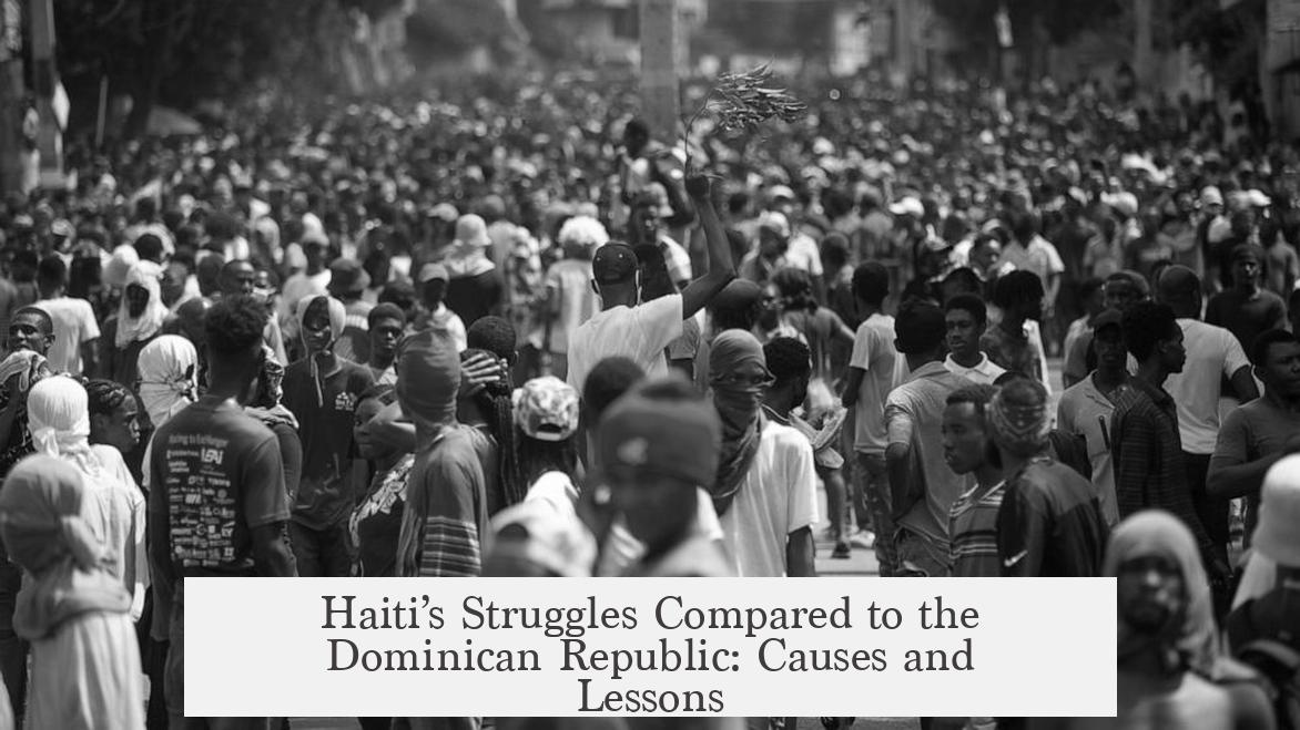 Haiti’s Struggles Compared to the Dominican Republic: Causes and Lessons