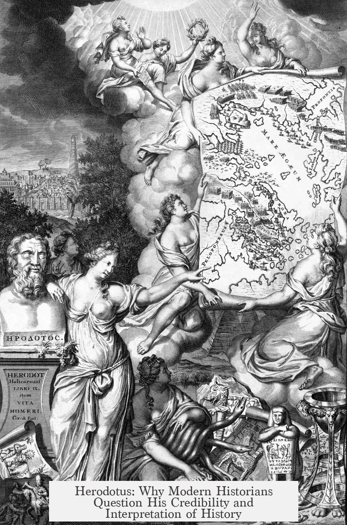 Herodotus: Why Modern Historians Question His Credibility and Interpretation of History