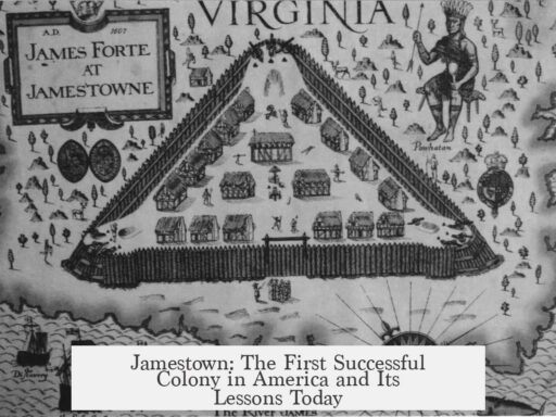 Jamestown: The First Successful Colony in America and Its Lessons Today