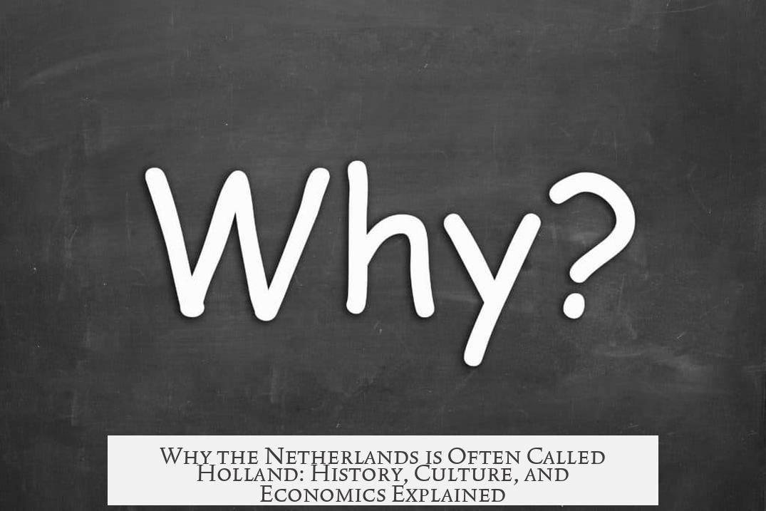Why the Netherlands is Often Called Holland: History, Culture, and Economics Explained