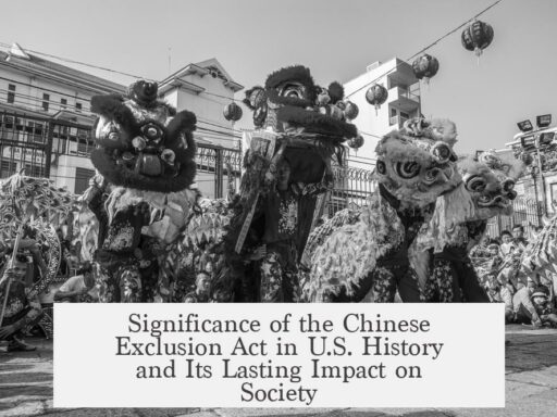 Significance of the Chinese Exclusion Act in U.S. History and Its Lasting Impact on Society