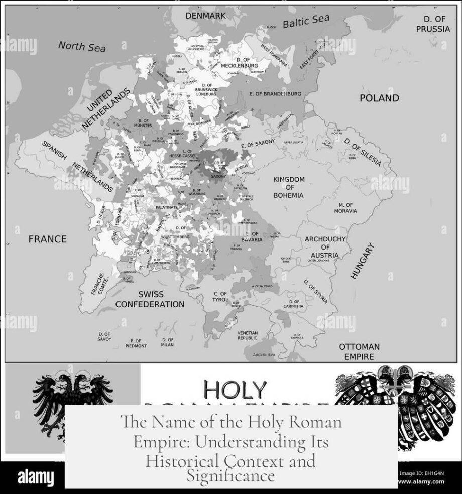 The Name of the Holy Roman Empire: Understanding Its Historical Context and Significance
