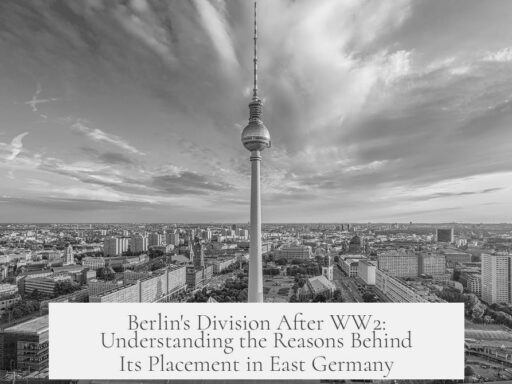Berlin's Division After WW2: Understanding the Reasons Behind Its Placement in East Germany