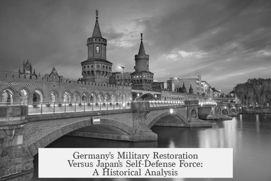 Germany's Military Restoration Versus Japan's Self-Defense Force: A Historical Analysis