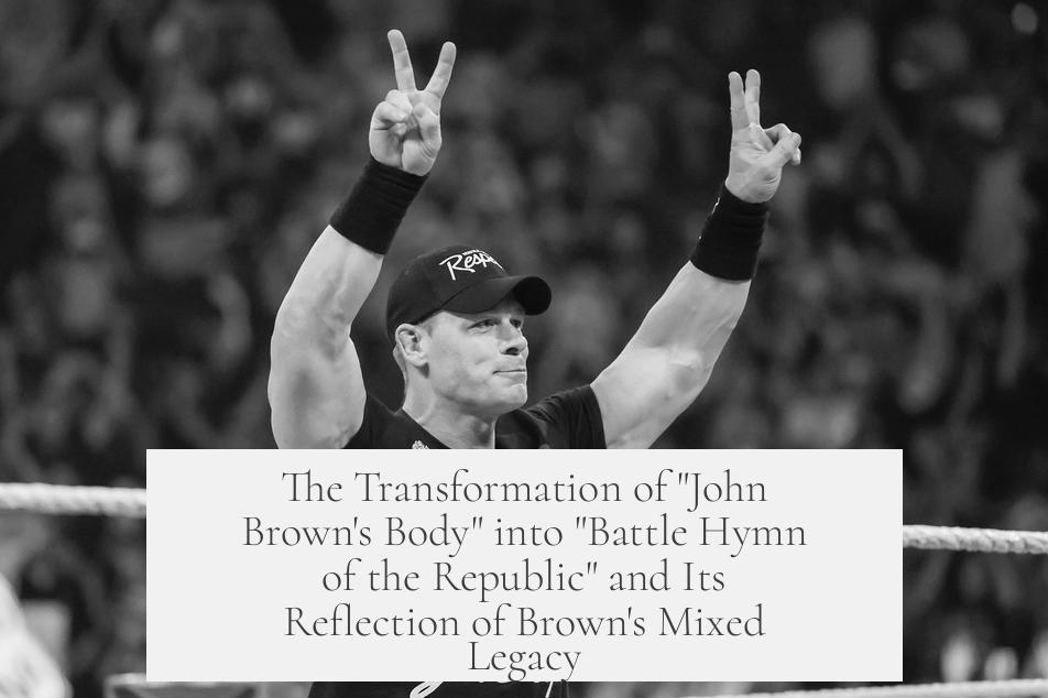 The Transformation of "John Brown's Body" into "Battle Hymn of the Republic" and Its Reflection of Brown's Mixed Legacy
