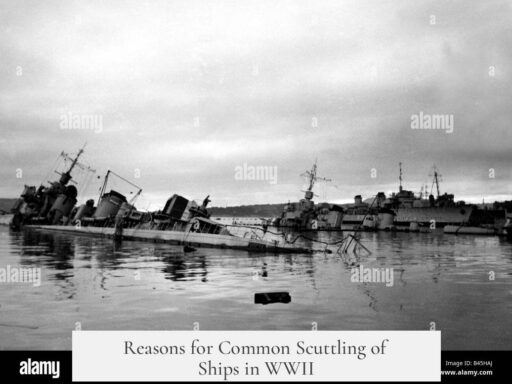 Reasons for Common Scuttling of Ships in WWII