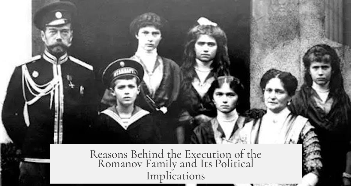 Reasons Behind the Execution of the Romanov Family and Its Political Implications