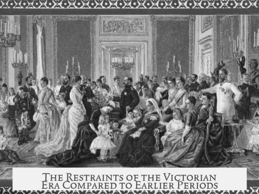 The Restraints of the Victorian Era Compared to Earlier Periods