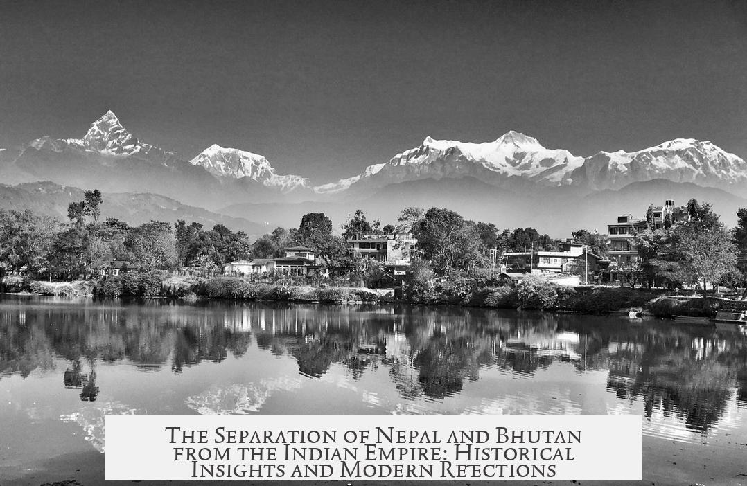 The Separation of Nepal and Bhutan from the Indian Empire: Historical Insights and Modern Reflections