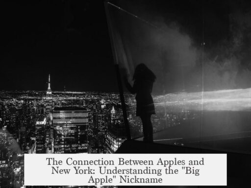 The Connection Between Apples and New York: Understanding the "Big Apple" Nickname