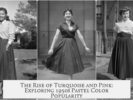 The Rise of Turquoise and Pink: Exploring 1950s Pastel Color Popularity