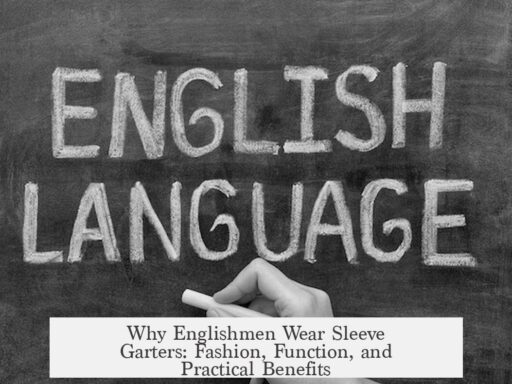Why Englishmen Wear Sleeve Garters: Fashion, Function, and Practical Benefits