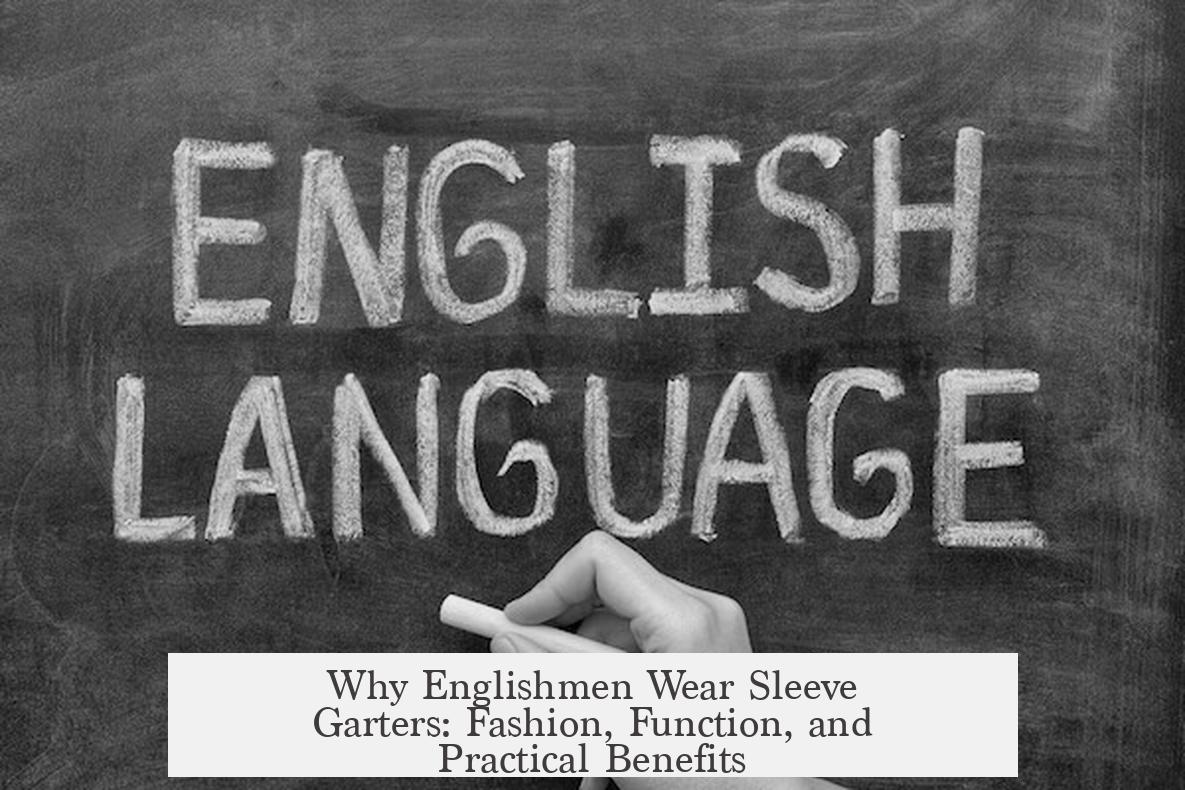 Why Englishmen Wear Sleeve Garters: Fashion, Function, and Practical Benefits