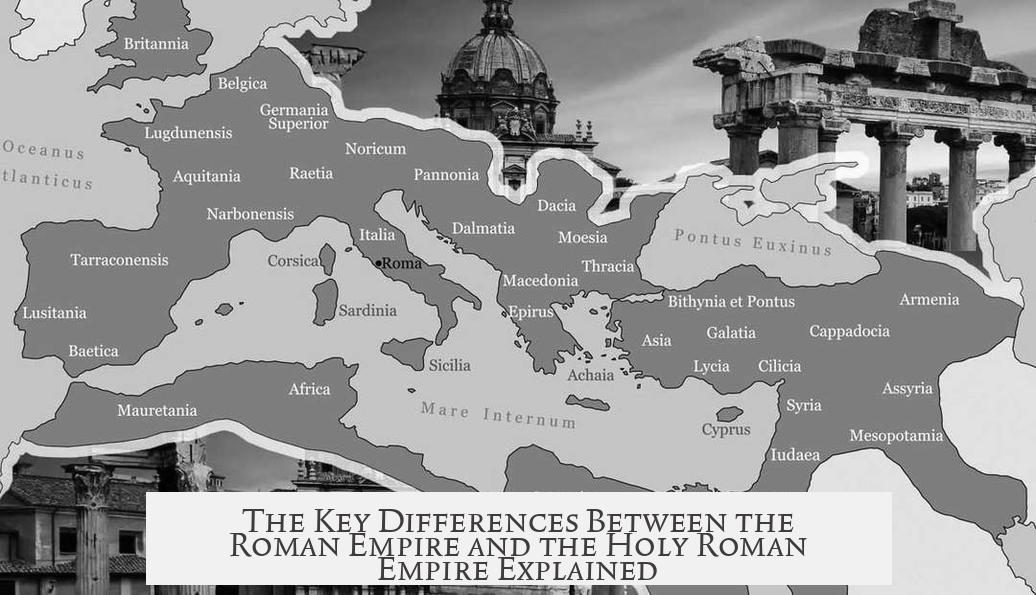The Key Differences Between the Roman Empire and the Holy Roman Empire Explained