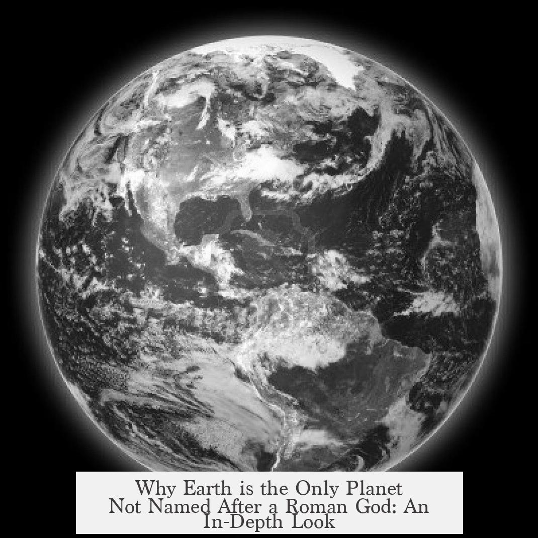 Why Earth is the Only Planet Not Named After a Roman God: An In-Depth Look