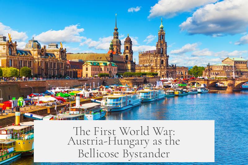 The First World War: Austria-Hungary as the Bellicose Bystander?