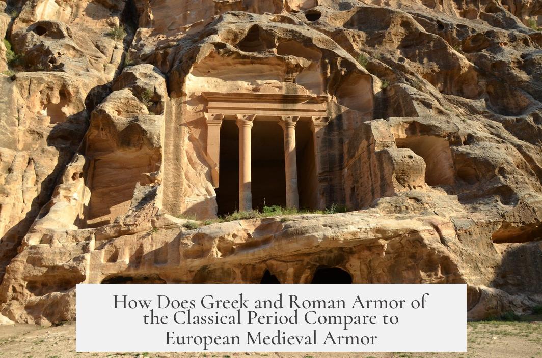 How Does Greek and Roman Armor of the Classical Period Compare to European Medieval Armor?