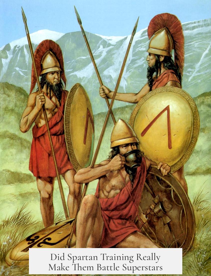 Did Spartan Training Really Make Them Battle Superstars?