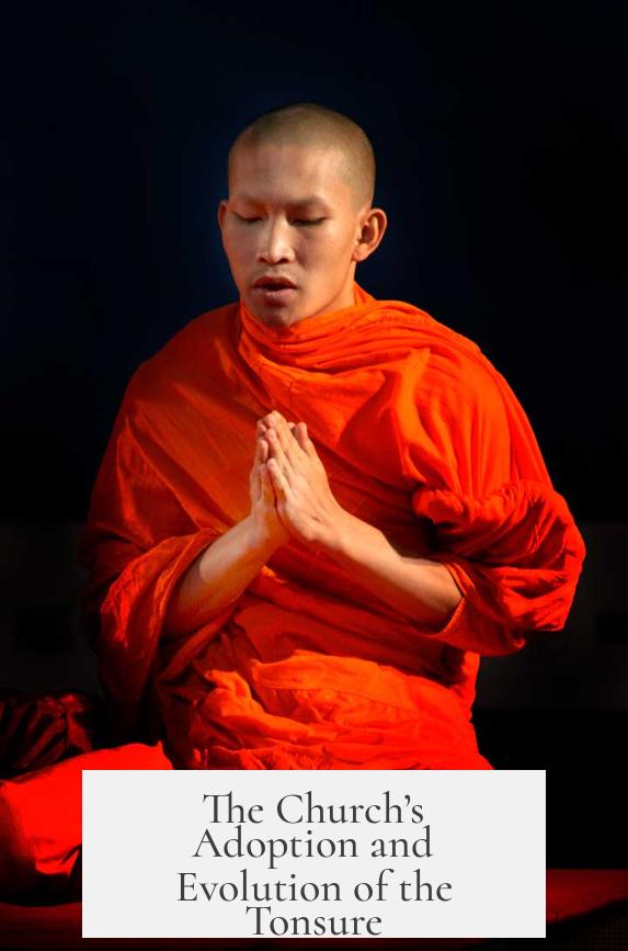 The Church’s Adoption and Evolution of the Tonsure