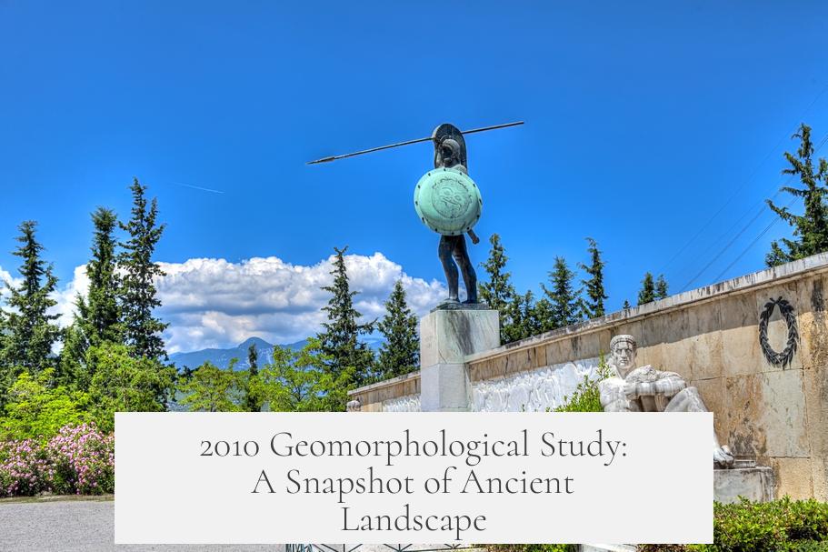 2010 Geomorphological Study: A Snapshot of Ancient Landscape