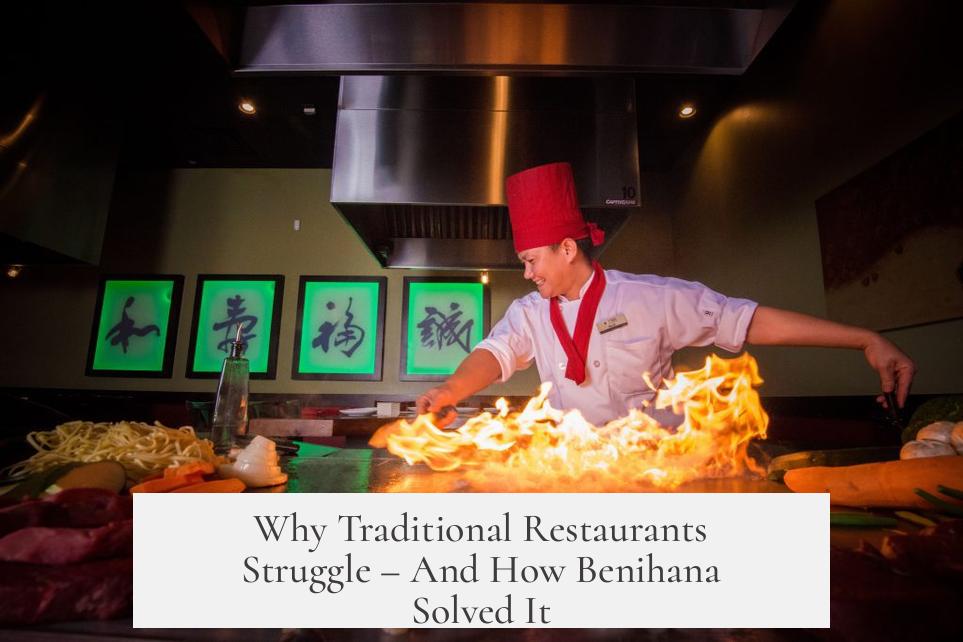 Why Traditional Restaurants Struggle – And How Benihana Solved It