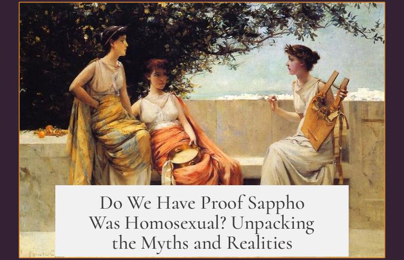 Do We Have Proof Sappho Was Homosexual? Unpacking the Myths and Realities