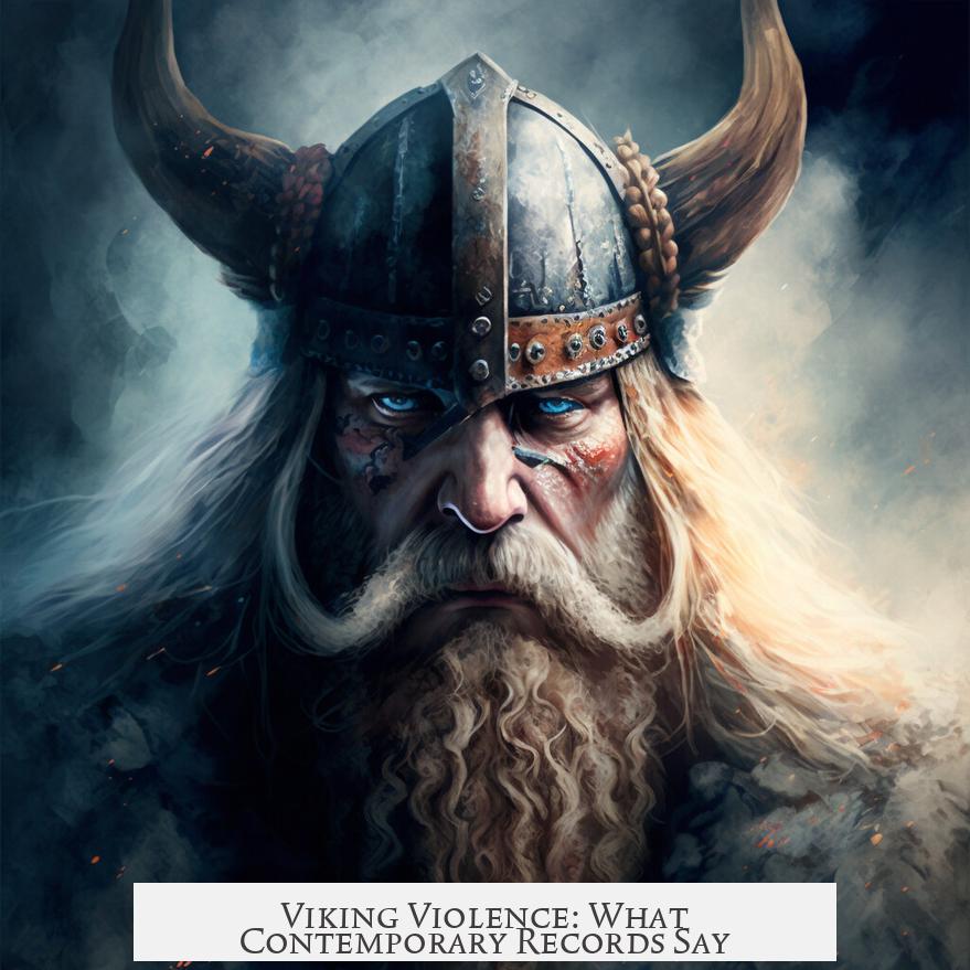 Viking Violence: What Contemporary Records Say