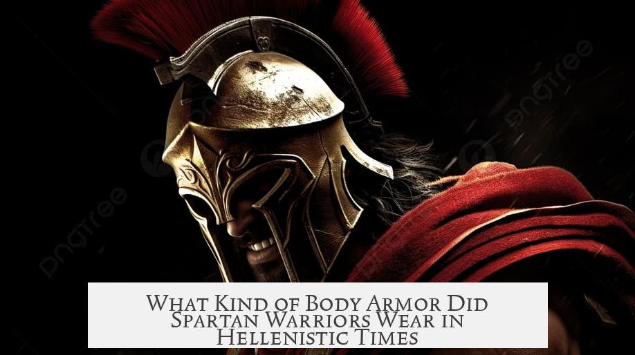 What Kind of Body Armor Did Spartan Warriors Wear in Hellenistic Times?